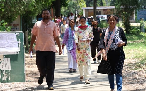 Polytechnic entrance exam conducted under strict CCTV surveillance