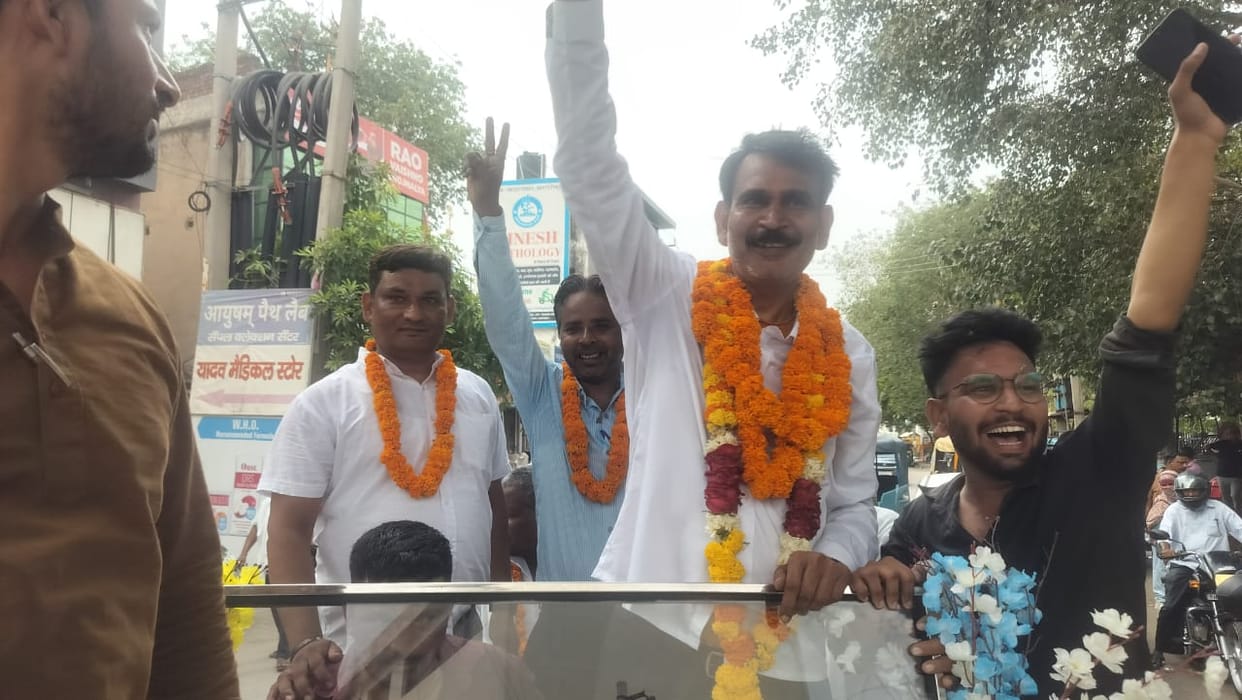 Dharmendra Morwal was elected as the head and Nitin was elected as the secretary.