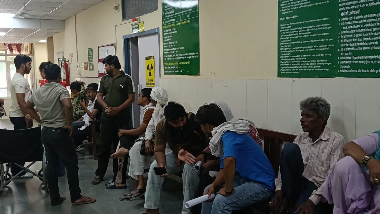 X-ray machine malfunctions at Civil Hospital, leaving patients in a fix