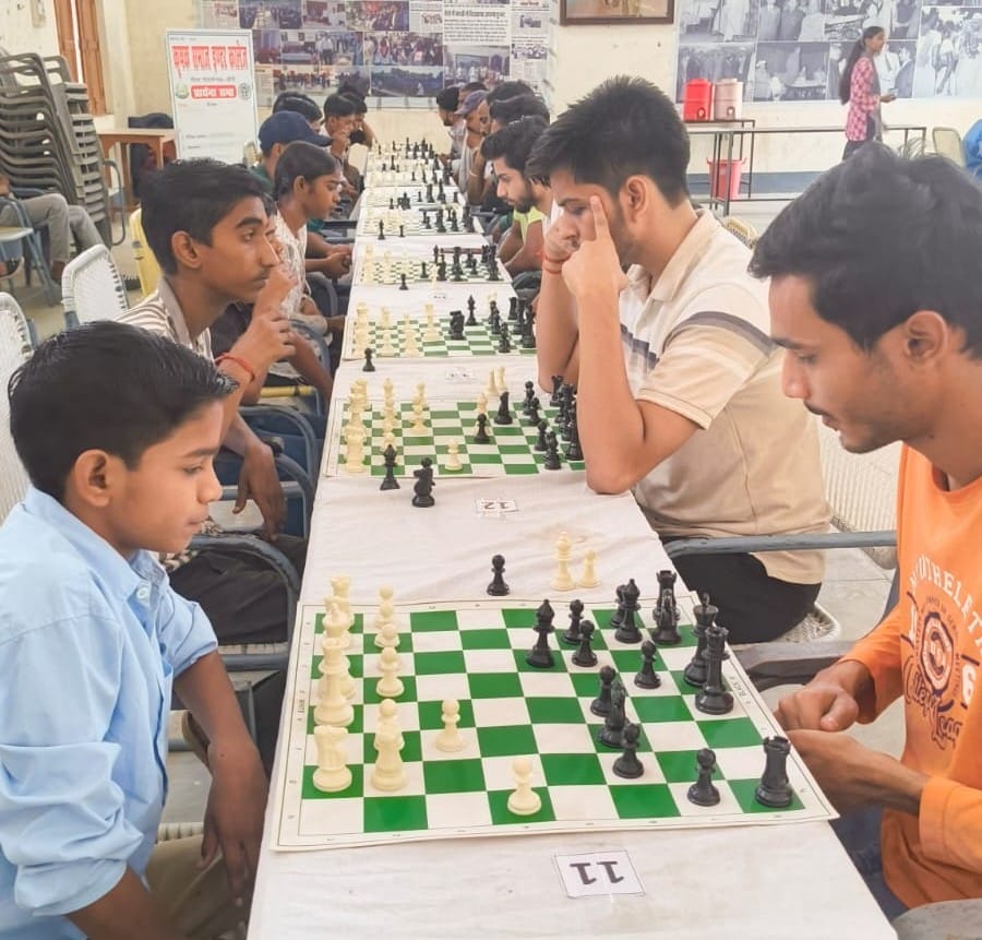 Udit won the open chess tournament