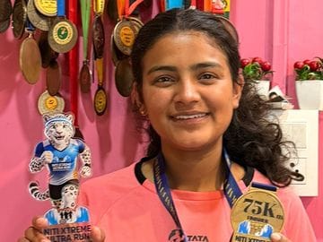 Jyoti Fartyal won the title of fifth runner-up in the Niti Valley Marathon.