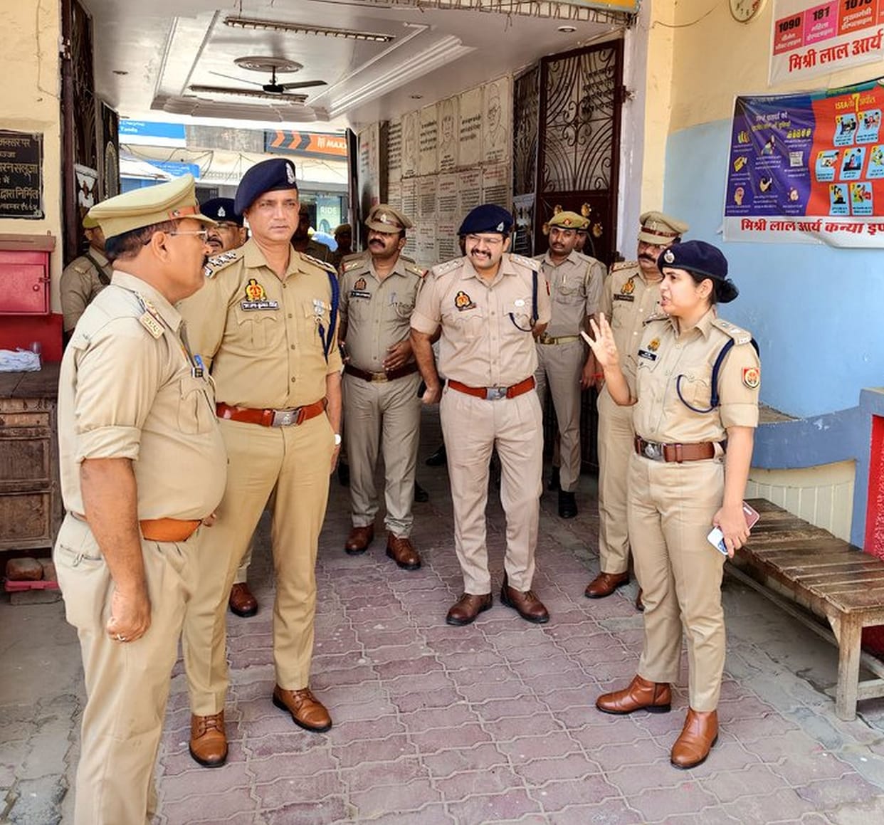In the district, the UP Police recruitment exam will be held at ten centers starting today