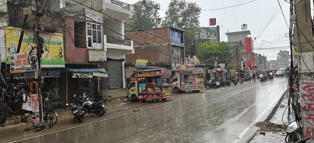 Heavy rain brings relief from humidity, pleasant weather
