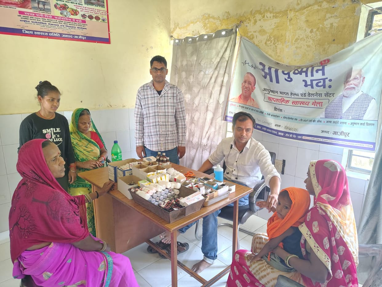 2,300 people received treatment at the Jan Arogya Mela.
