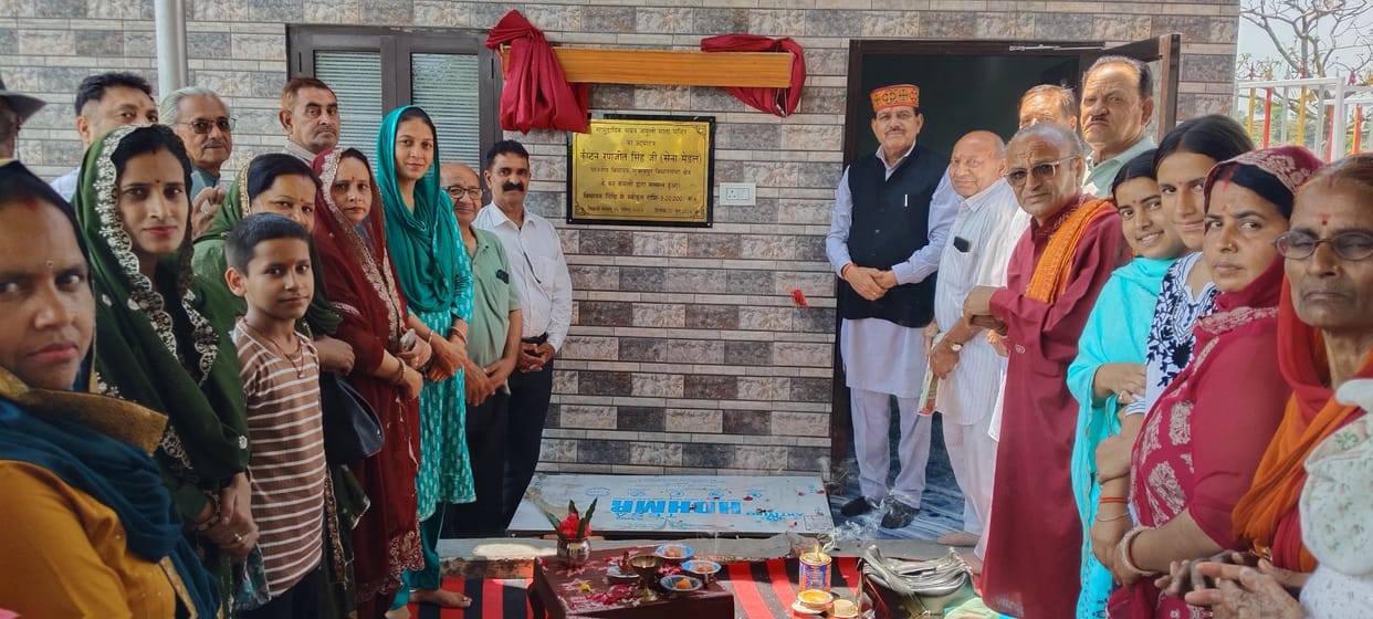 Community building inaugurated in Jamuli Mata Temple