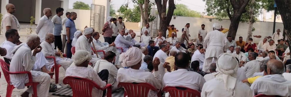 Randeep was acknowledged as Pradhan in Sisana in the morning; by evening, the Garhi Sisana Panchayat rejected the move.