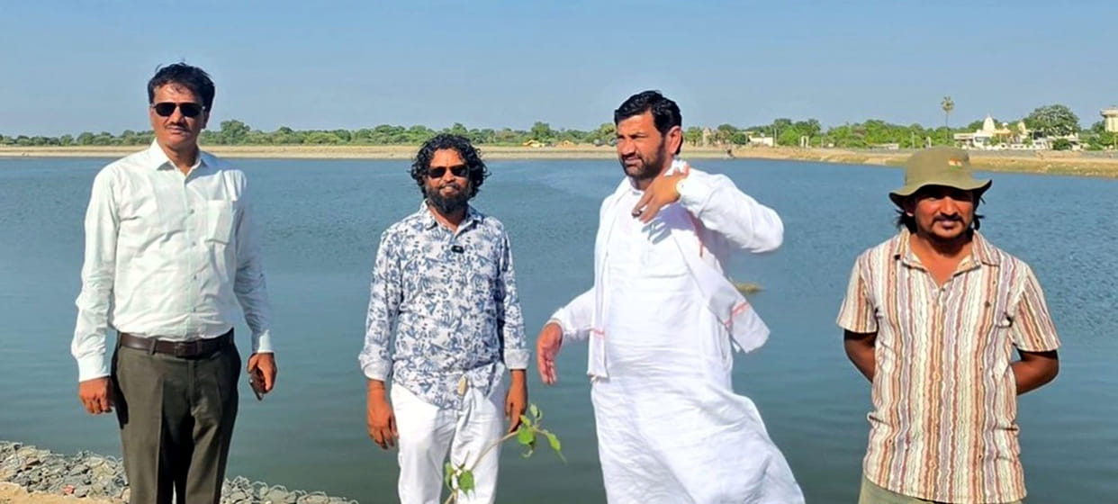 For water conservation, wells and ghats will be constructed at Kapil Muni Tirtha.