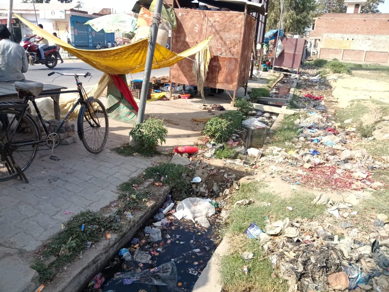 Drains in 11 wards are clogged with filth, increasing the risk of infection.