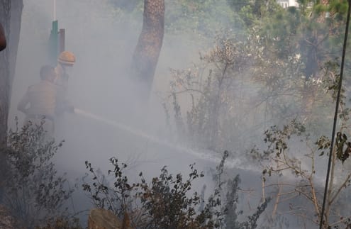 Kathua fire guts two dozen hutments, forest blaze sparks mine blasts in Rajouri Jammu