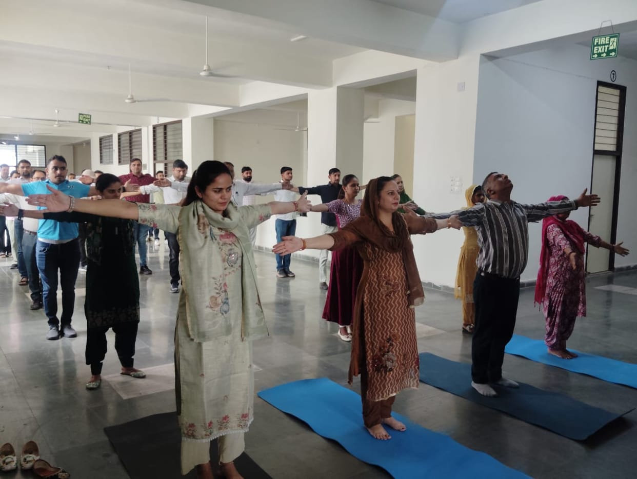 Yoga protocol program organized in the sub-divisional office