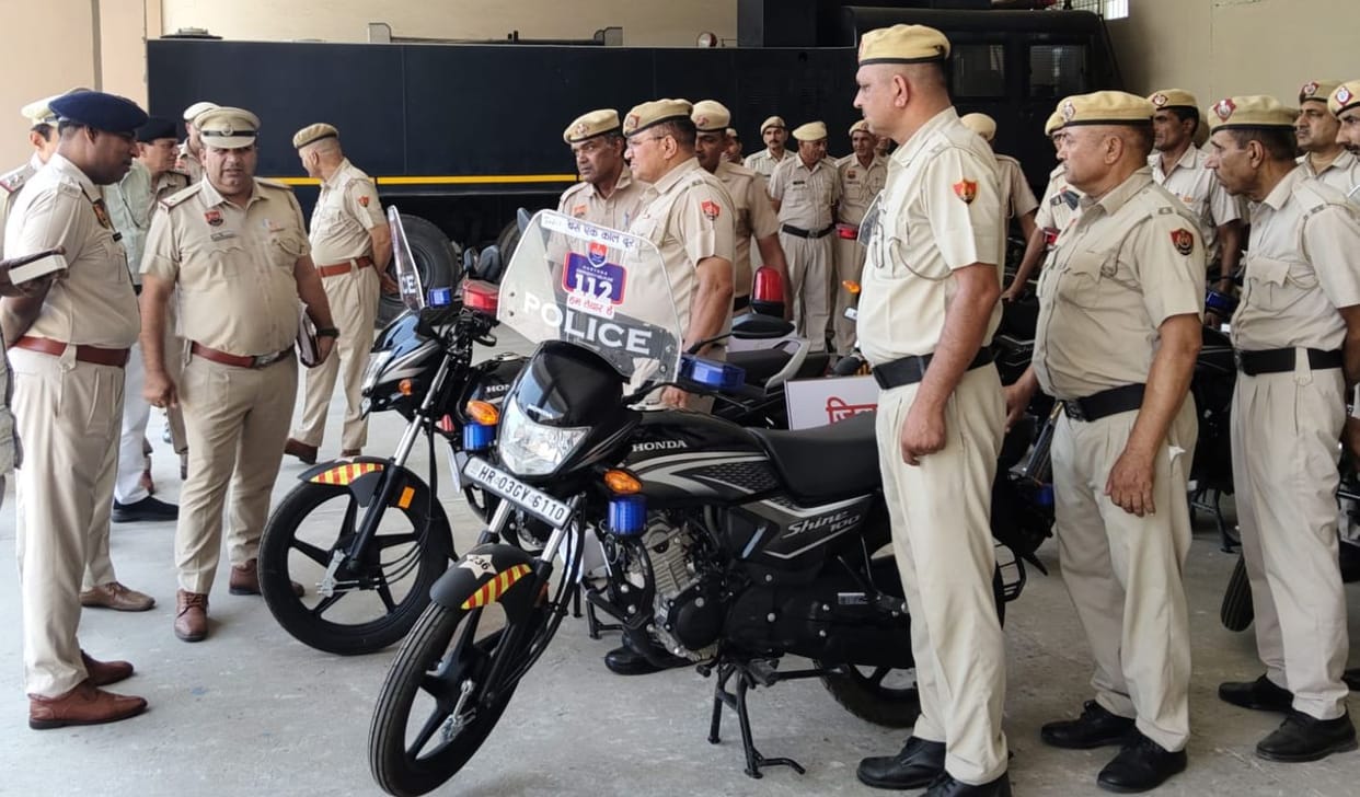 Police receive ten new Rider bikes.