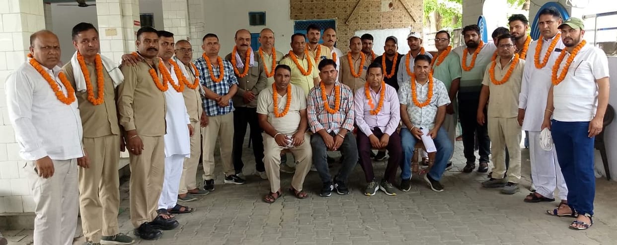 Surendra Buddhakheda becomes President of the Roadways Jagriti Manch Union.