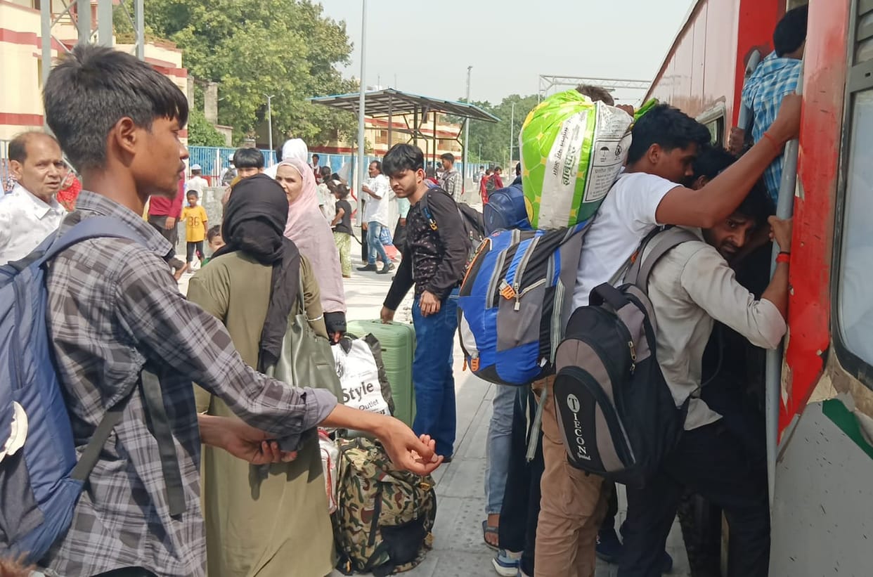 After the exam, the journey tested the candidates