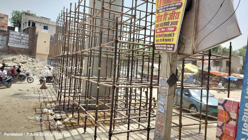 Elevated road work is progressing at a slow pace, people are upset.