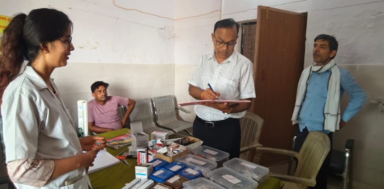 Three employees, including a doctor, were found absent and their salaries were withheld