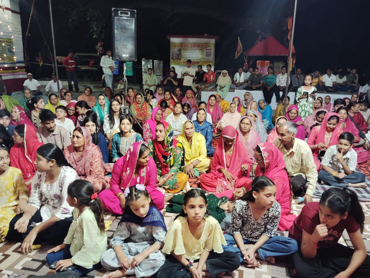 Devi Jagran was held at Maa Haridevi Temple in Bharari, Ghumarwin.