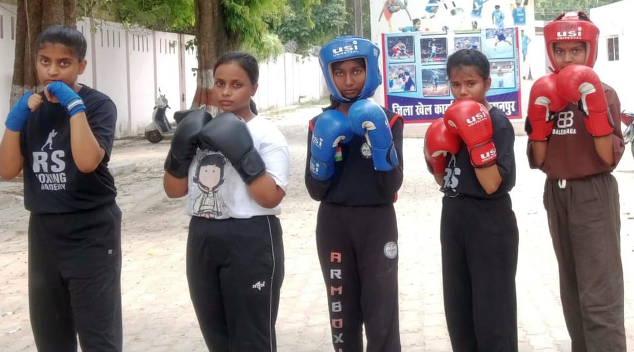 Divisional level boxing trials concluded at Dabhasemar Stadium
