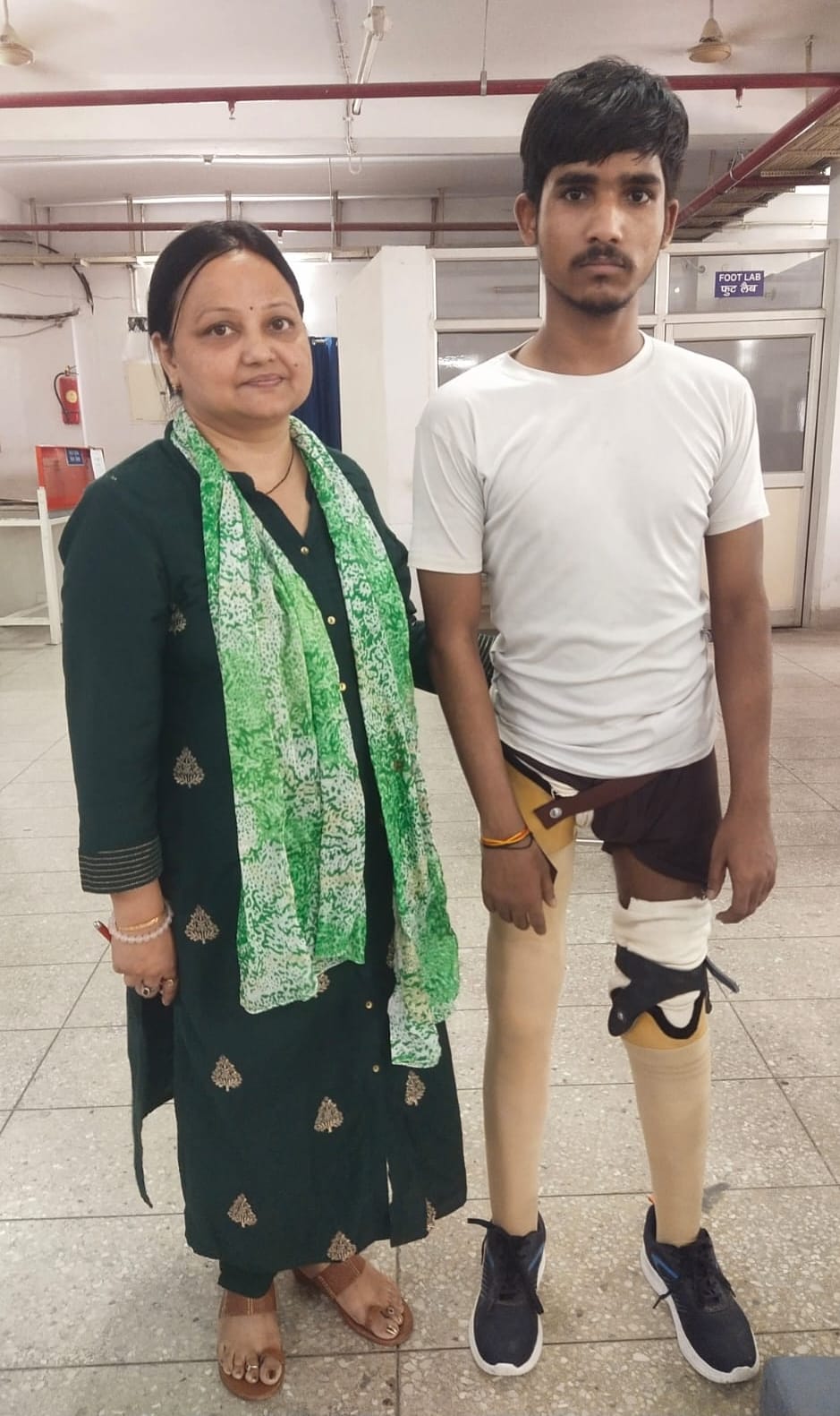 Raju walks again after six years, KGMU brings him back to life