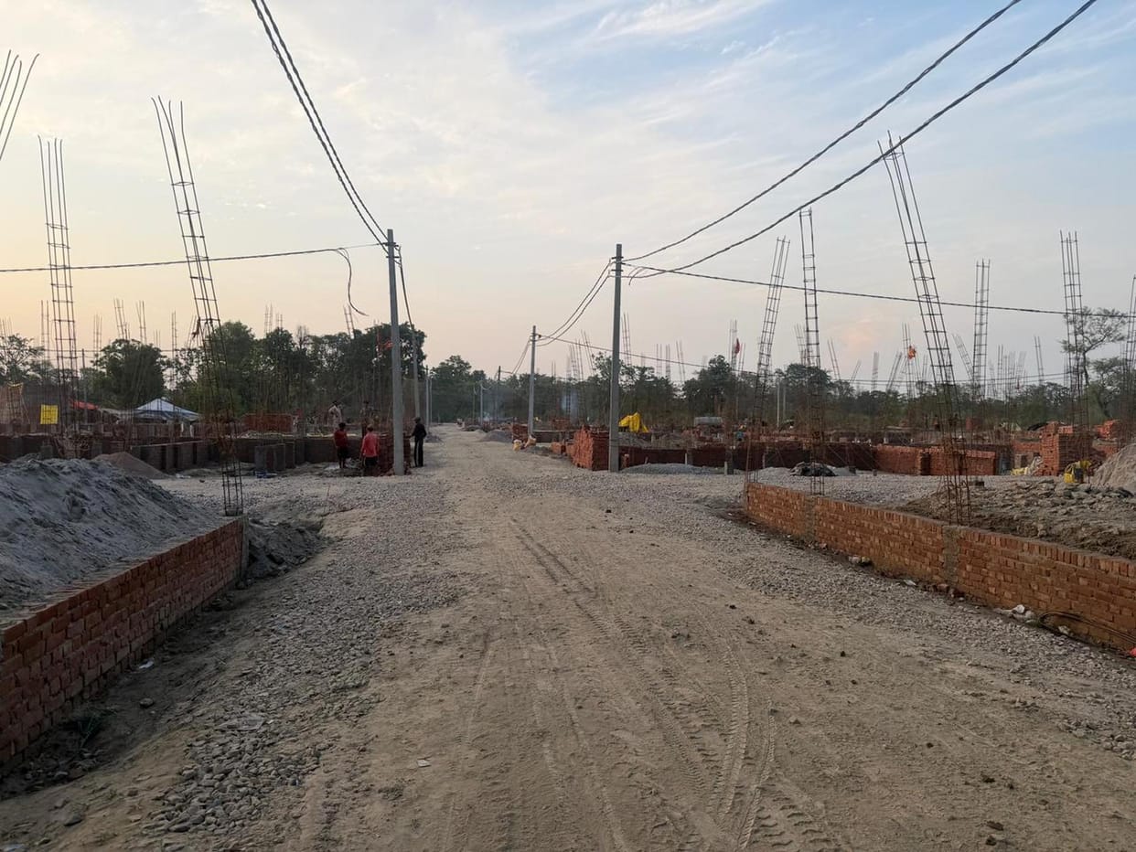 CM's dream village Bharatpur is taking shape