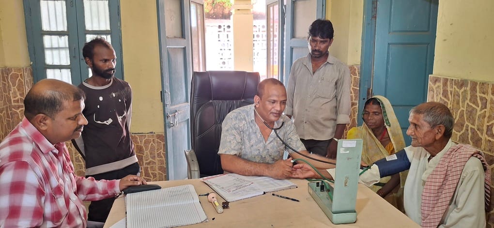 1368 patients were treated at the health fair.