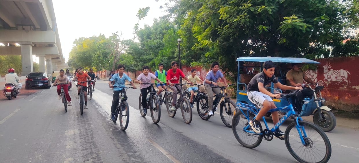 Cycles run for pollution control and good health