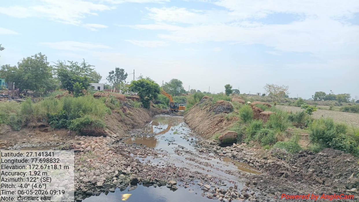 Drain cleaning begins before the monsoon, offering hope for relief from waterlogging. The Irrigation Department has begun silt cleaning from the Daulatabad drain and the WD drain.