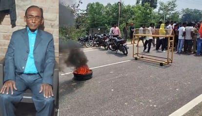 सड़क दुर्घटना में ठेकेदार की मौत