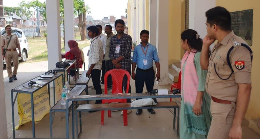 256 candidates left the constable recruitment written examination.