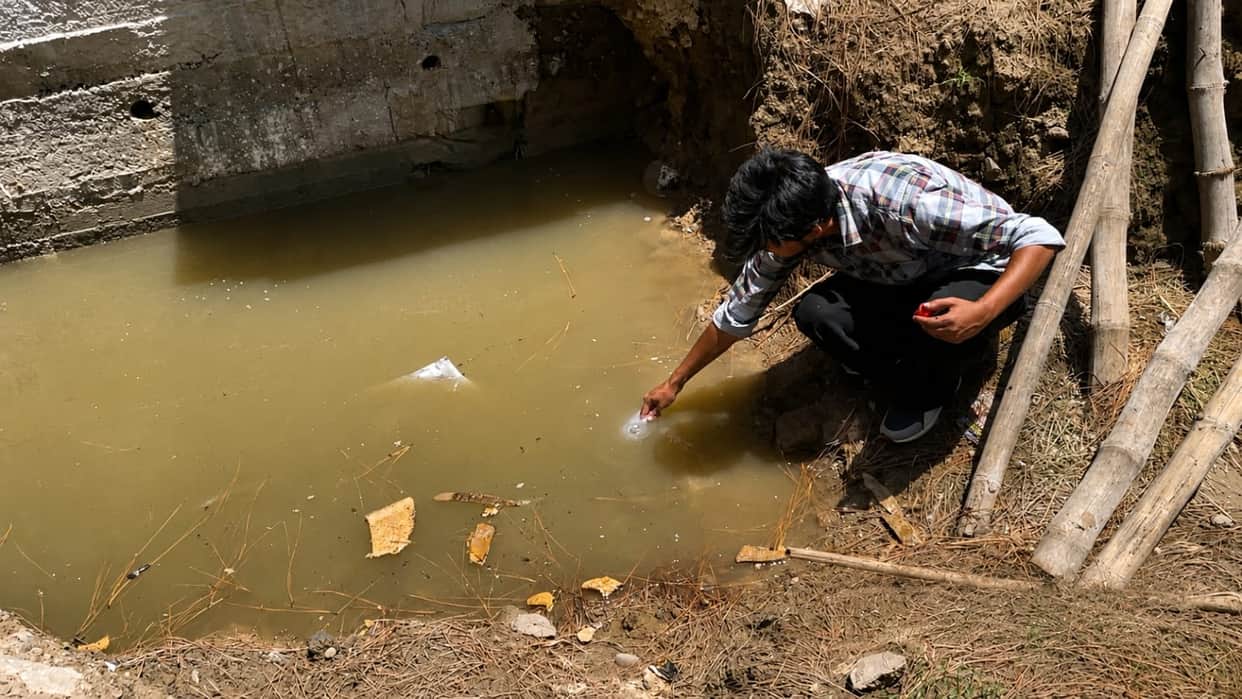 Waste from the cheese plant was dumped into the drain, the Pollution Control Board took action.