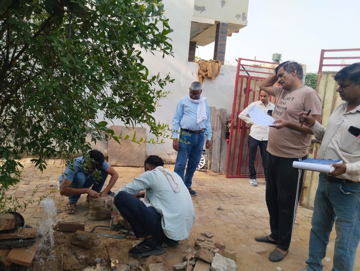 44 illegal connections disconnected, 56 issued notices