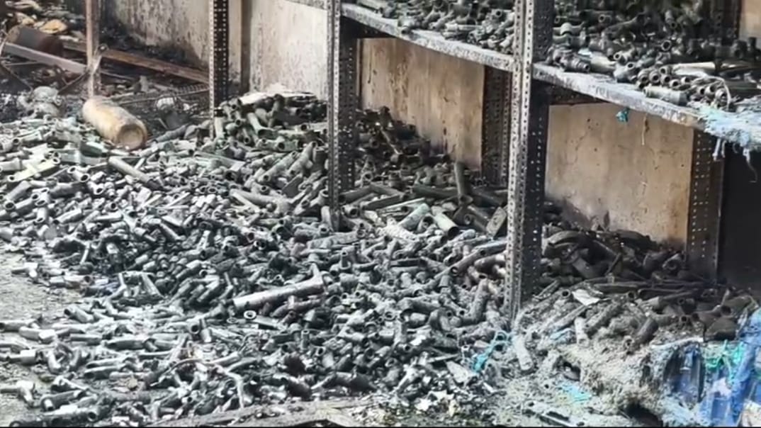 Fire breaks out in Jhadmajri industry, property worth Rs 5 crore reduced to ashes