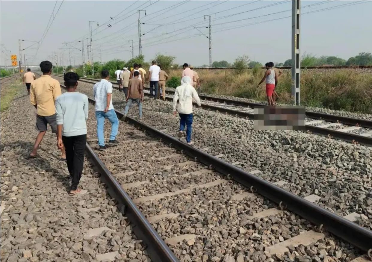 A young man died after being hit by a train while returning from defecation