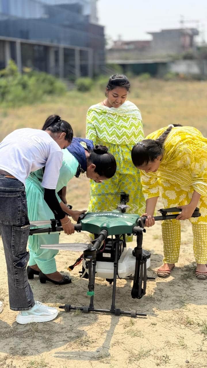 She became Drone Didi, but is running a sewing center.