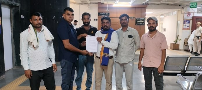 Protest against renaming of Dr. Ambedkar Library