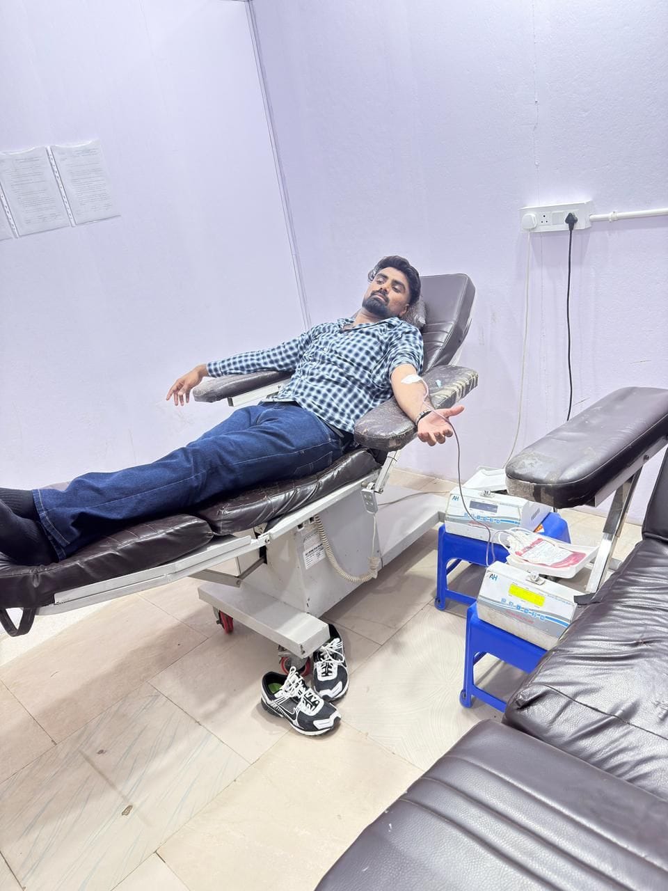 Brain hemorrhage patient received RDP on time.