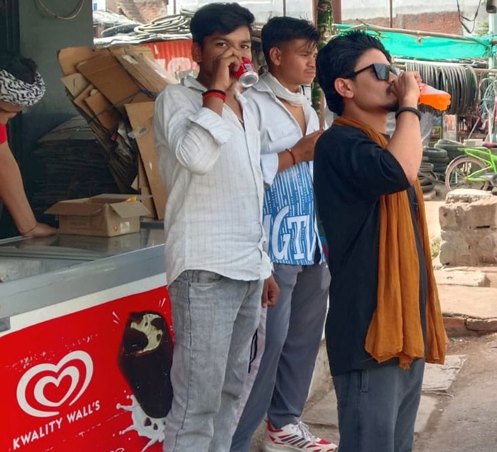 Bundelas are consuming one lakh litres of cold drink daily.