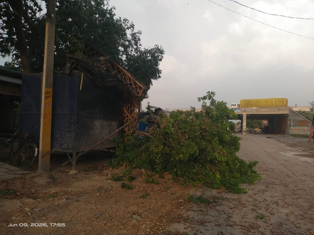 Heavy rain and storm causes power outage in 40 villages