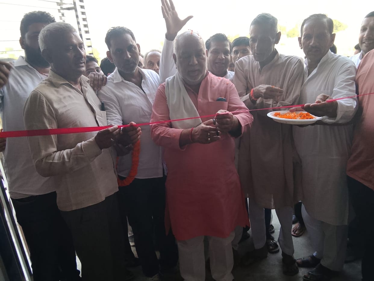 Former MLA inaugurated the gym.