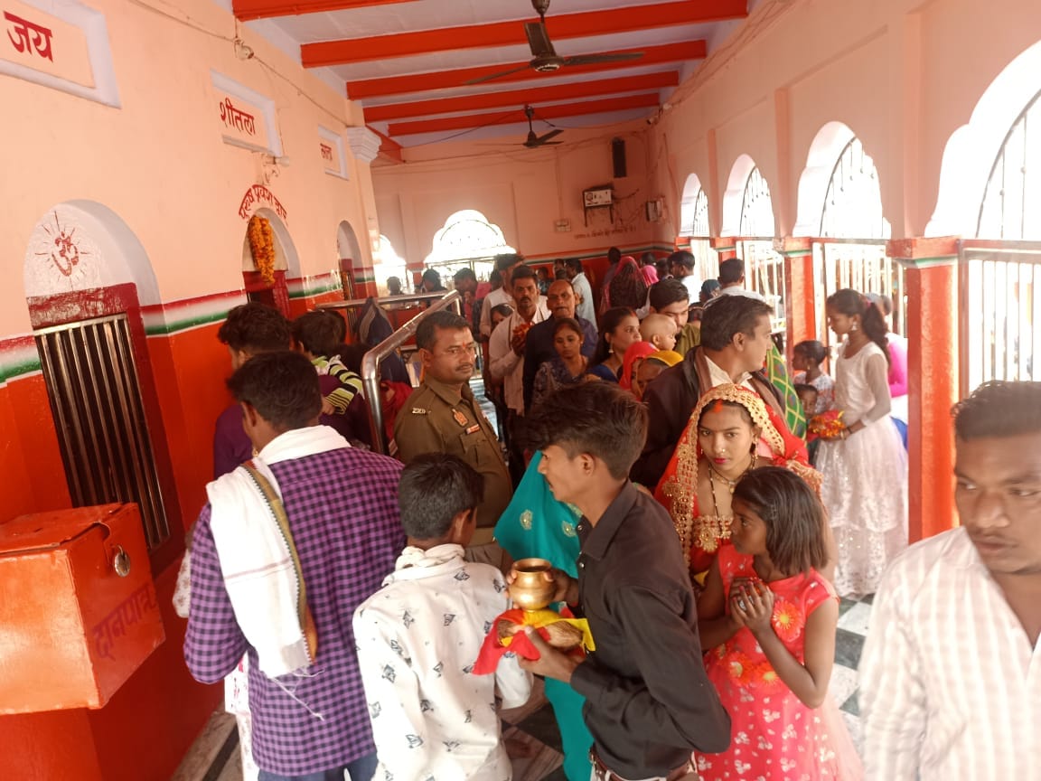 50 thousand devotees gathered at Sheetla Dham