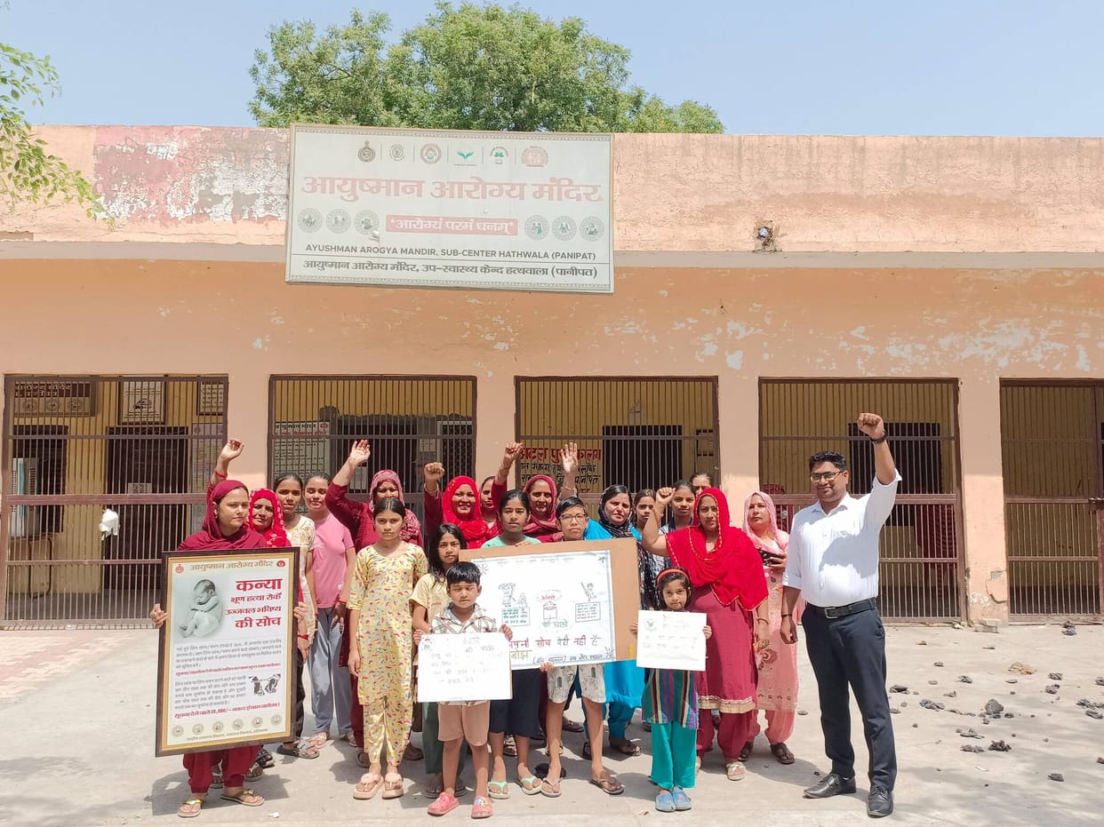 In Hathwala village, there are 700 daughters for every 1000 sons, awareness rally was organised on the theme of Beti Bachao-Beti Padhao.