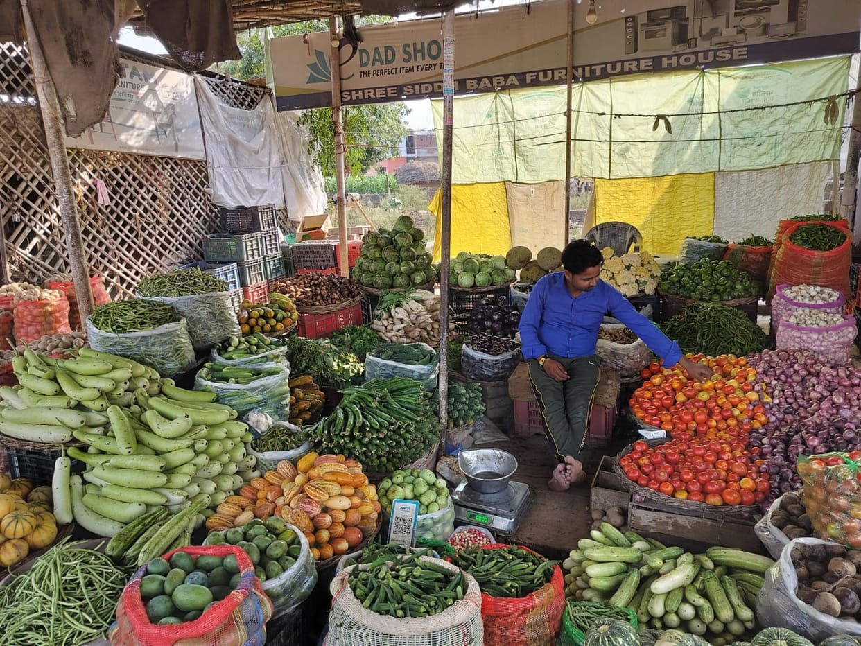 Vegetable prices have eased.