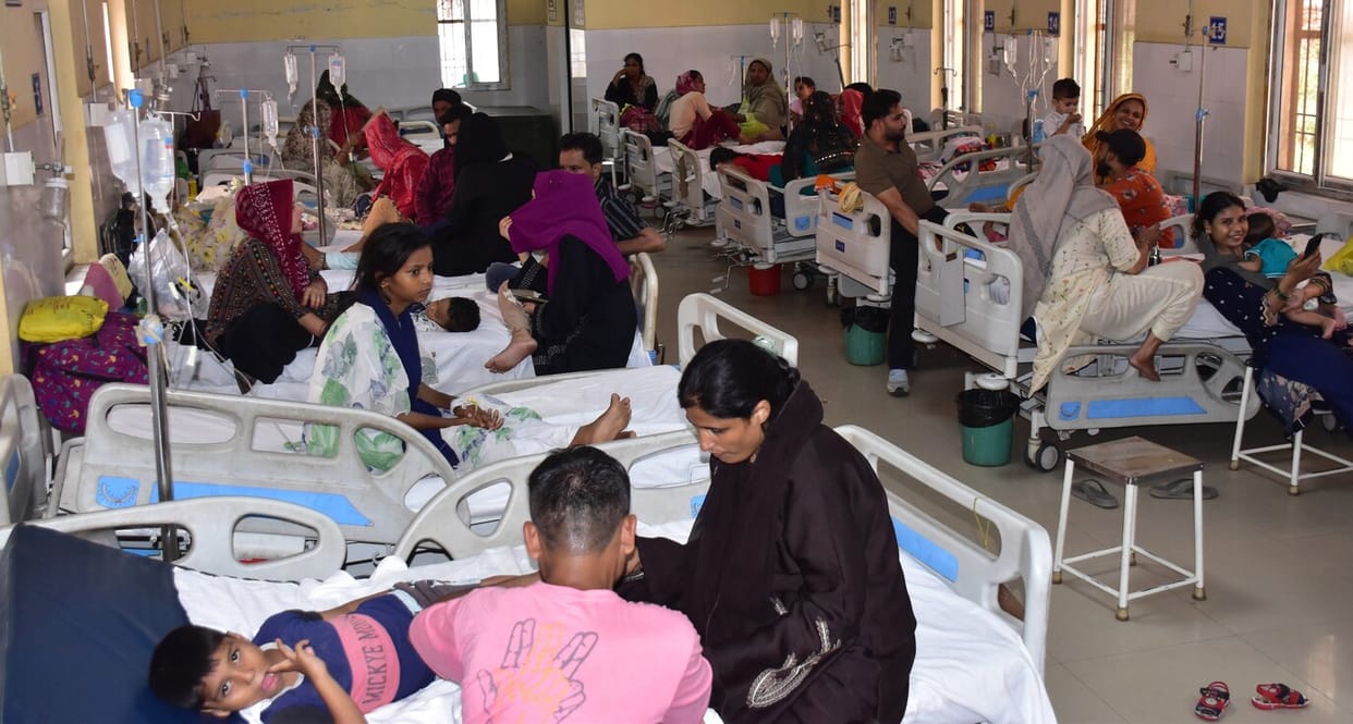Diarrhea : 26 children admitted in one day, district hospital ward full