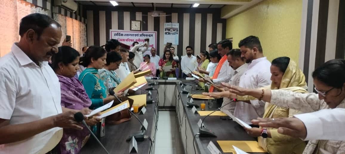 19 newly elected members of the Zilla Parishad took oath.
