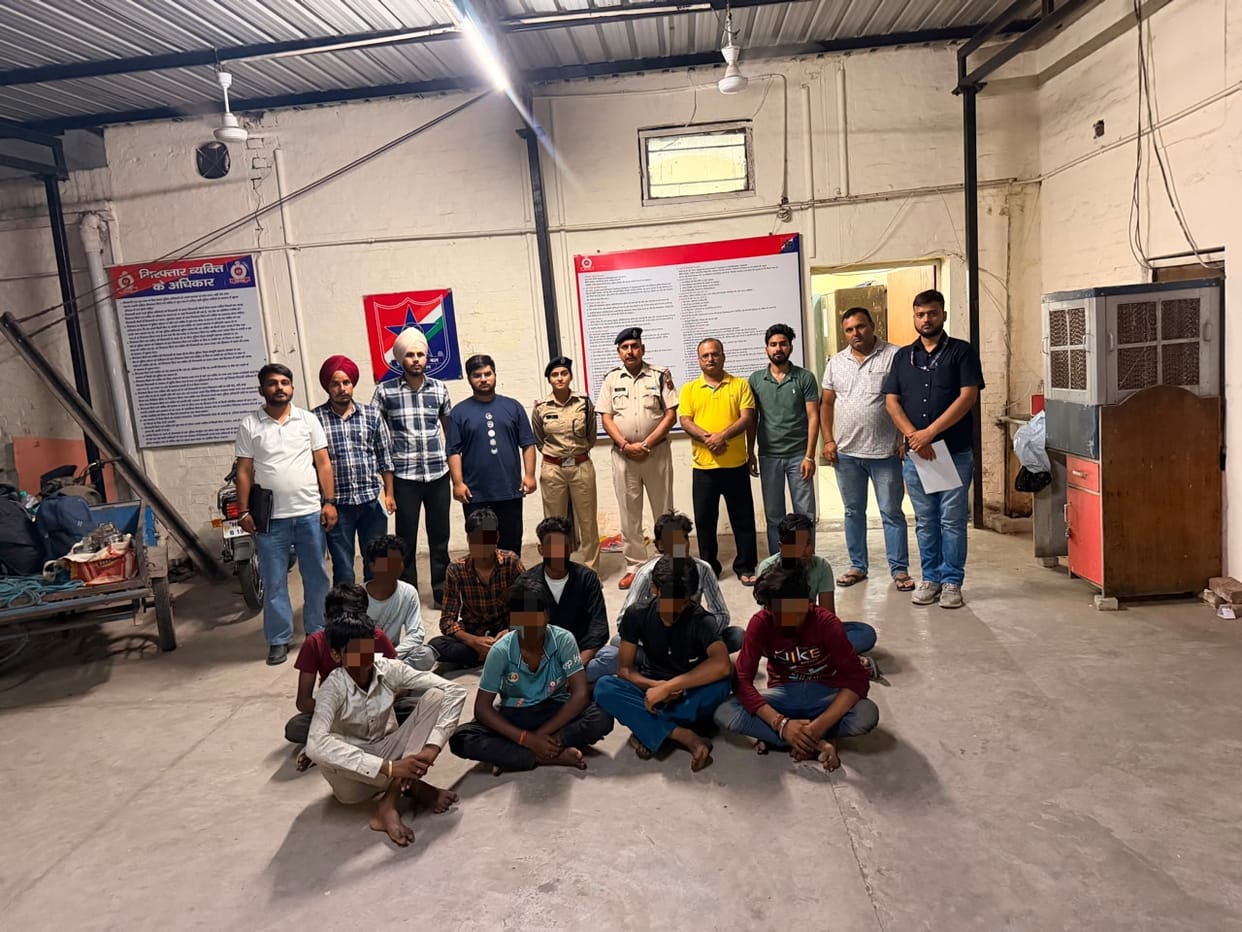 10 children being taken for child labour by Jananayak Express rescued