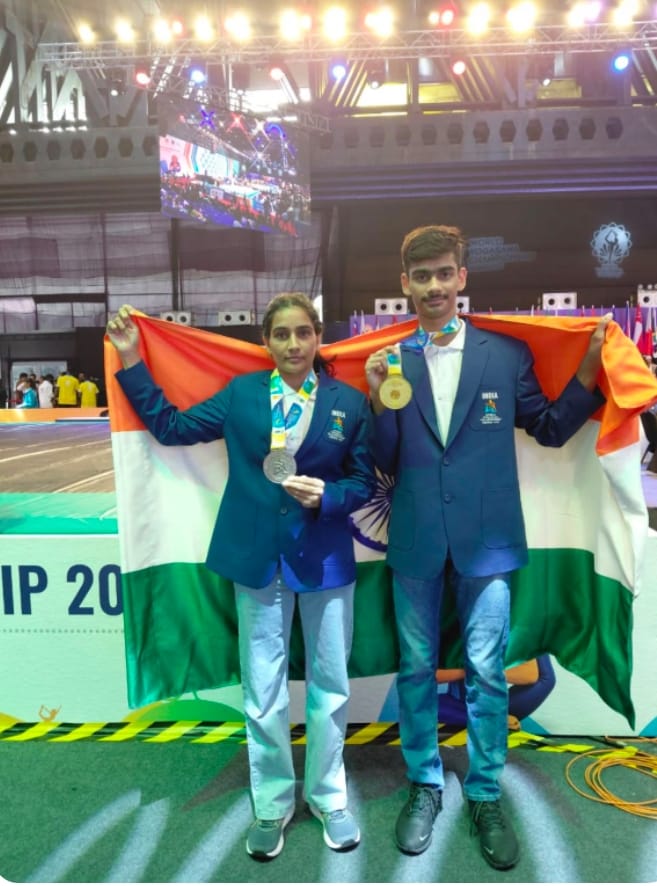 Bhadangi Shines on the World Stage: Mother and Son Win Gold and Silver Medals