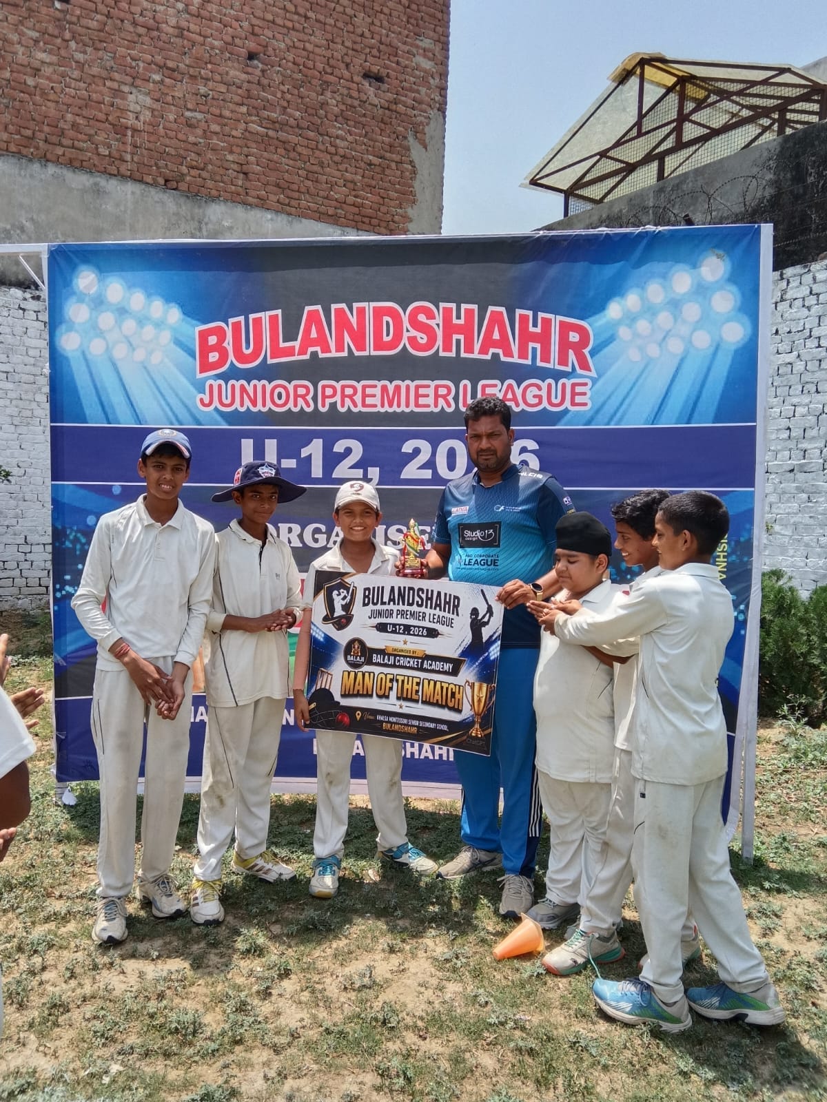 Balaji Cricket Academy defeated Balaji Sub Junior by 244 runs.