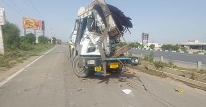 Chemical Tanker Crashes on NH-48 Near Pragpura, Leak Controlled by Fire Brigade; Driver Stable
