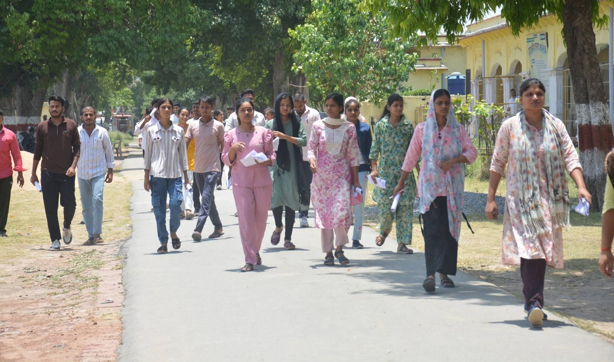 Mathematics posed challenges, while Hindi and General Studies brought relief