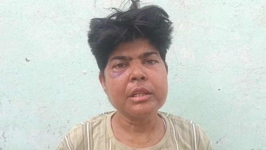 FIR against three inspectors and a constable for beating a woman in the police station