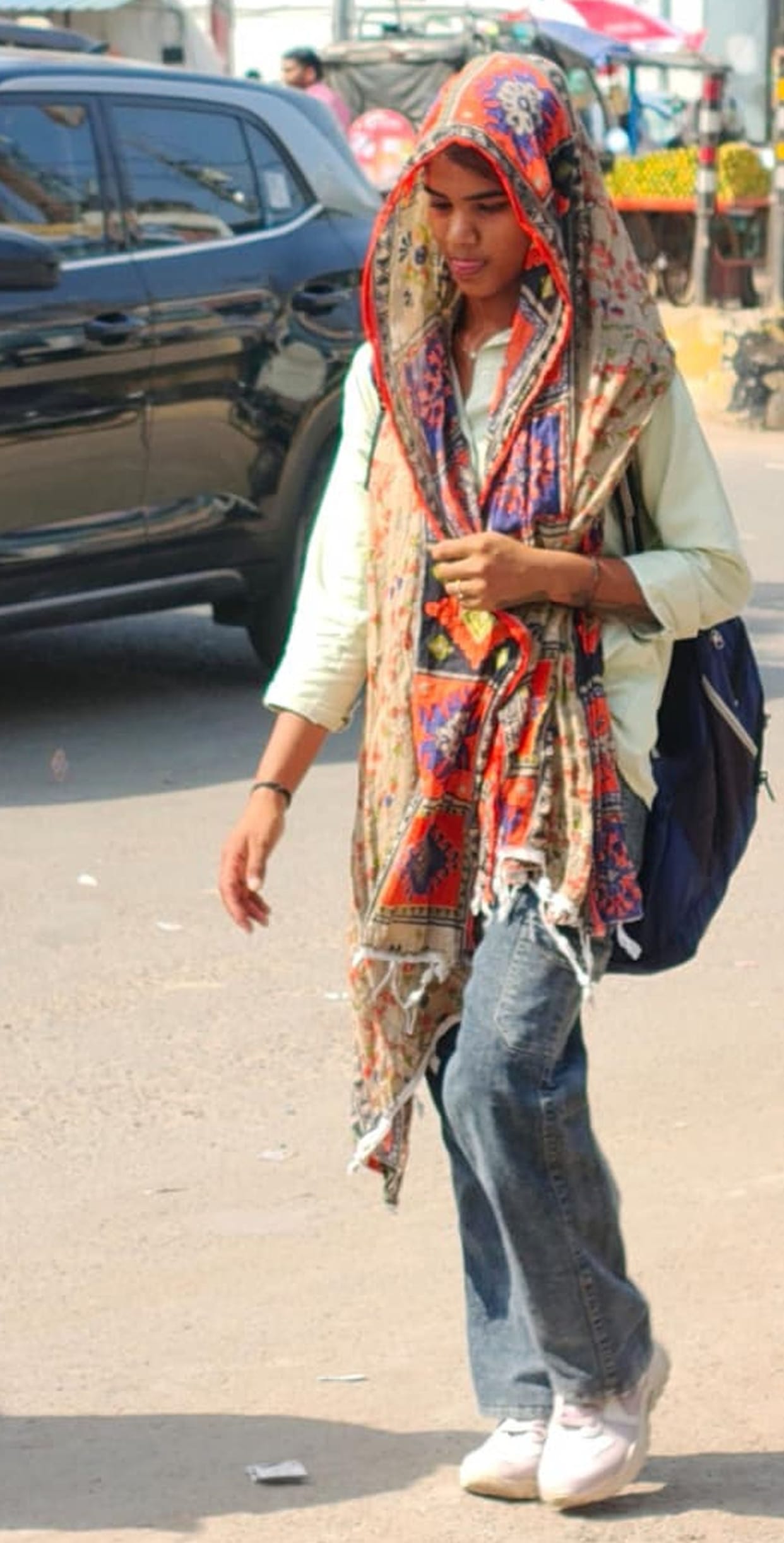 Relief in the morning, misery in the afternoon; people appeared distressed by the scorching heat